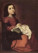 Francisco de Zurbaran The Girlhood of the Virgin oil painting artist